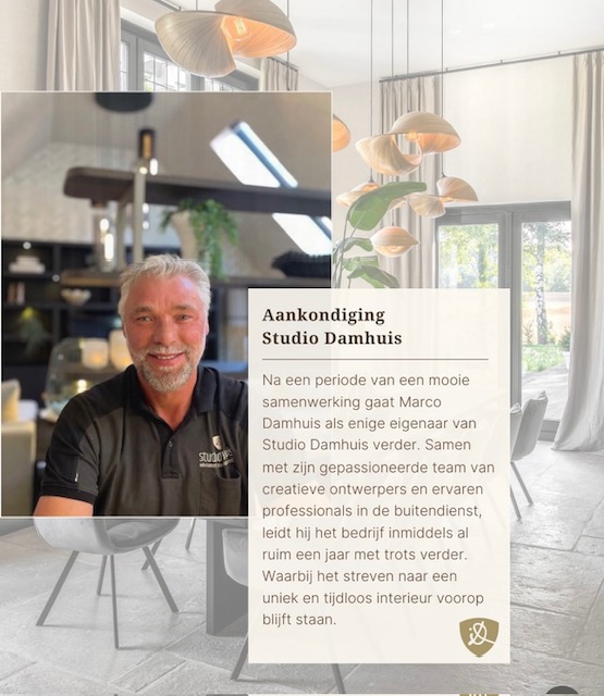 Aankondiging Studio Damhuis