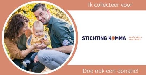 Doneer jij ook in de collectebus van Tim van der Aa voor Stichting Komma?