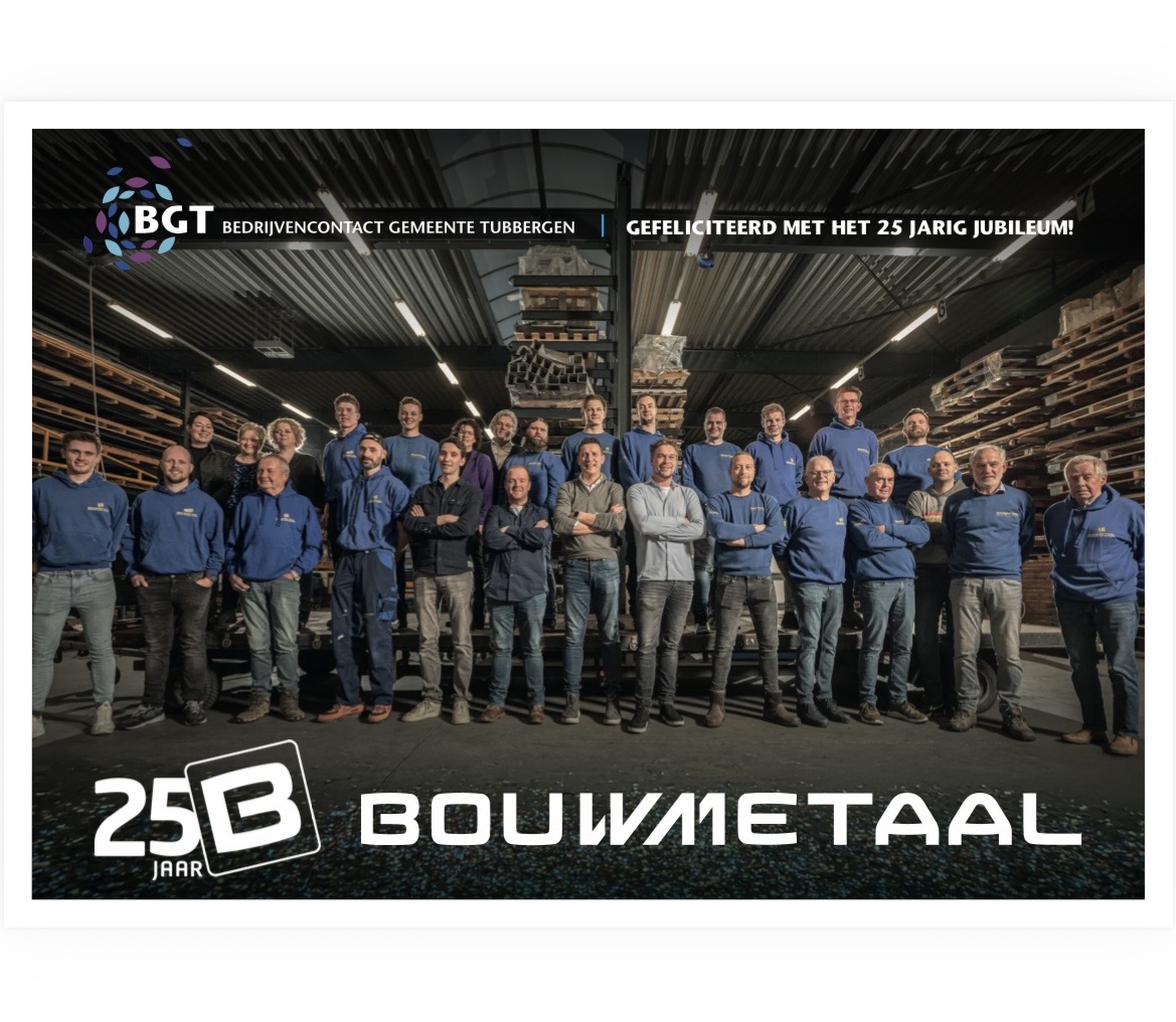 🎉 Bouwmetaal viert 25 jaar vakmanschap en innovatie!