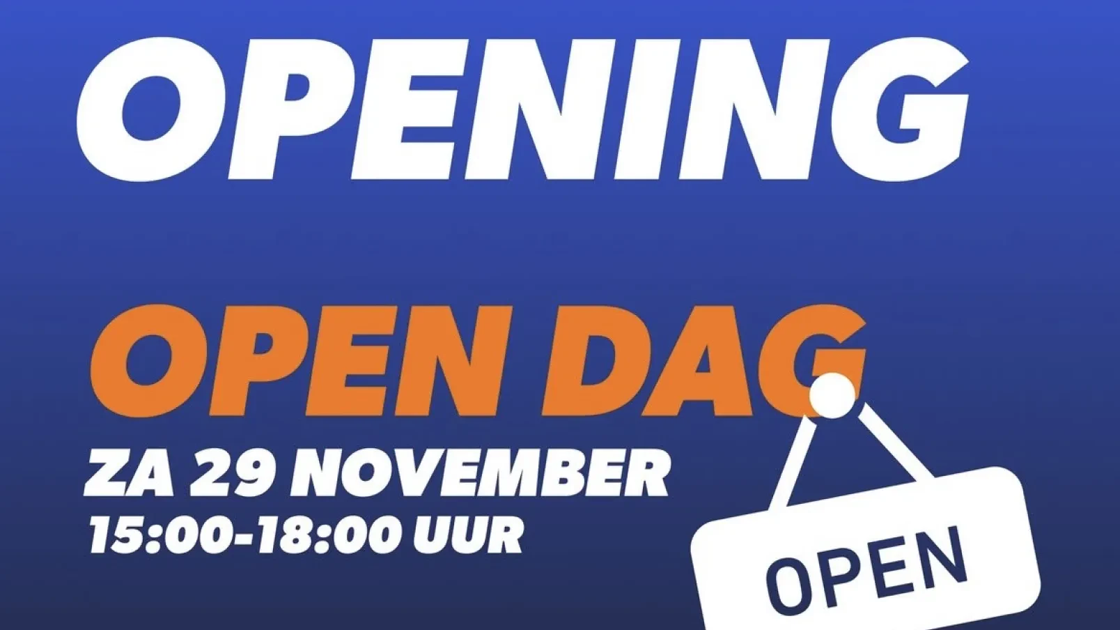 Officiële Opening  Open dag Volea  29 november 