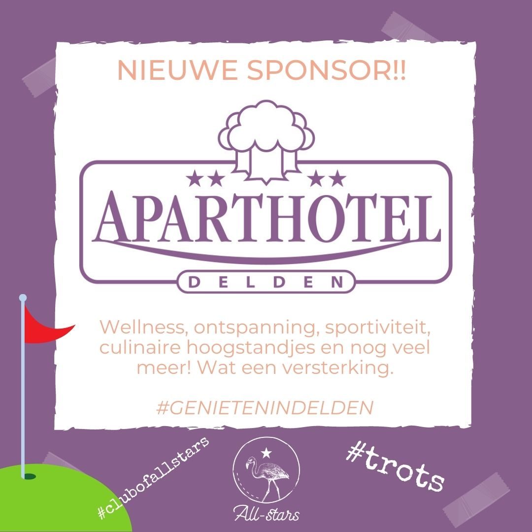 Aparthotel Delden als nieuwe sponsor