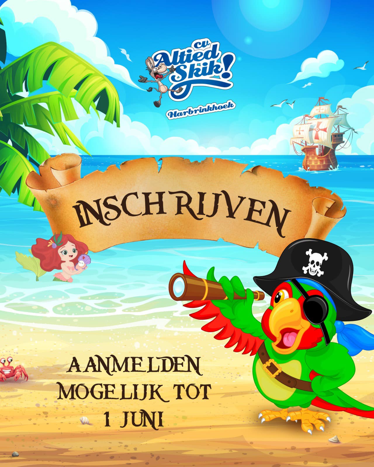 Kom aan boord van CV Altiéd Skík! 🏴‍☠️