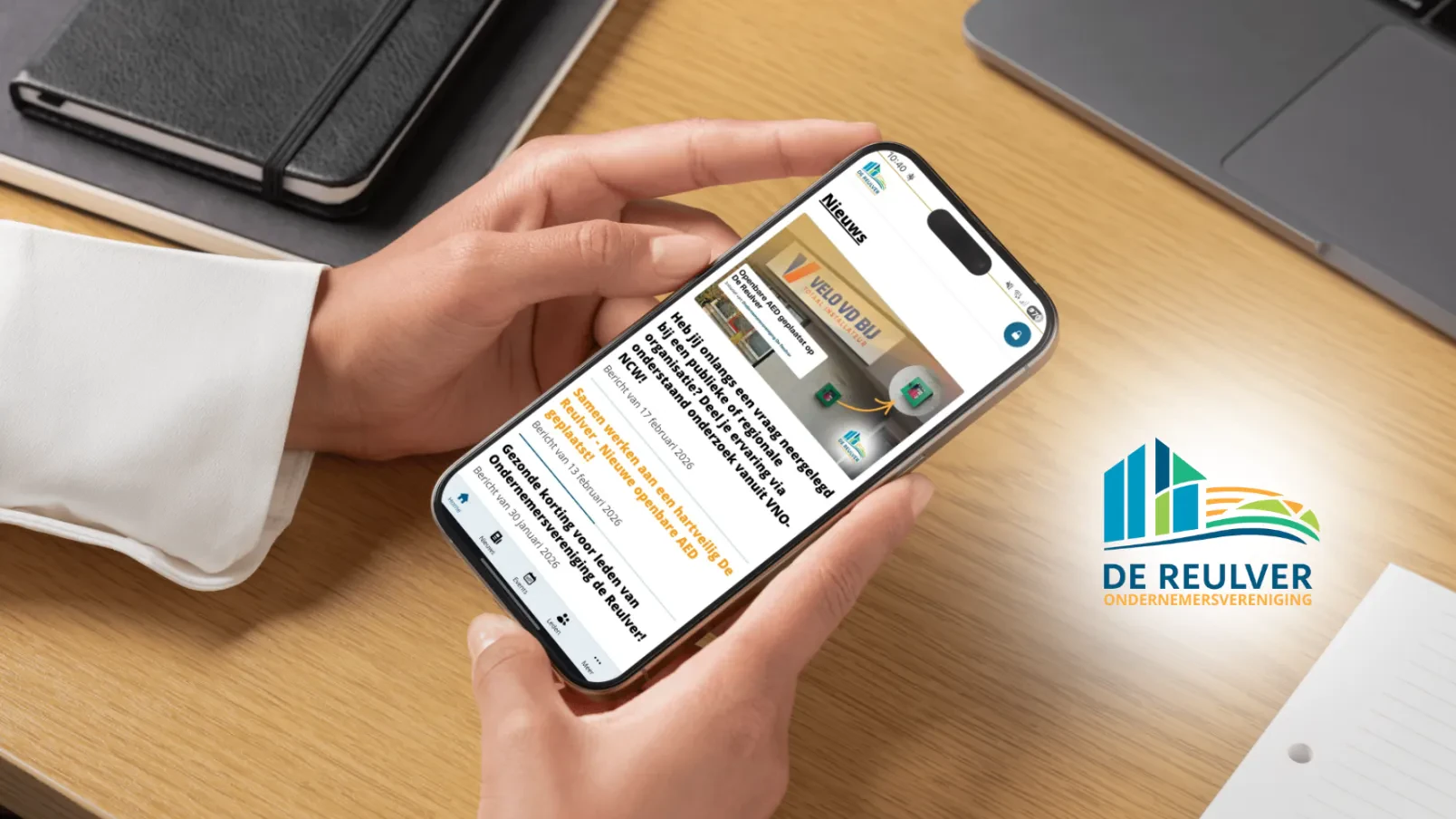 Ondernemersvereniging De Reulver app op je mobiel! 