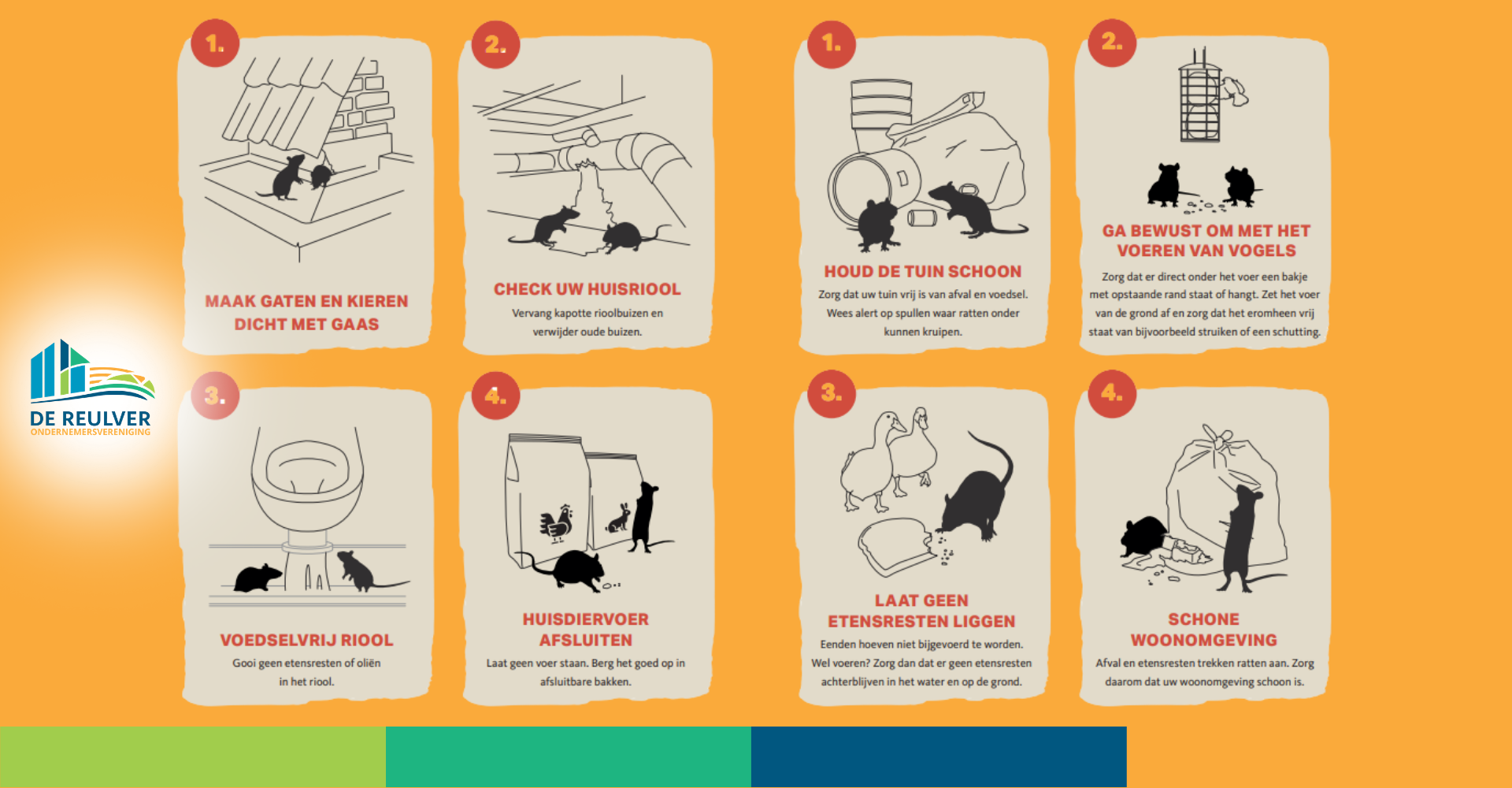 Tips om de rat buiten de deur te houden