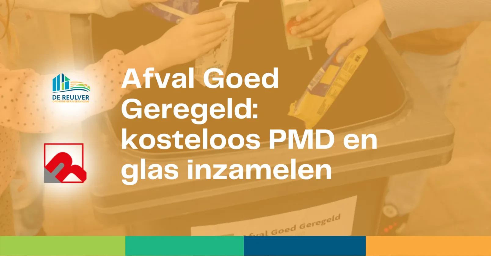 Afval Goed Geregeld: kosteloos PMD en glas inzamelen