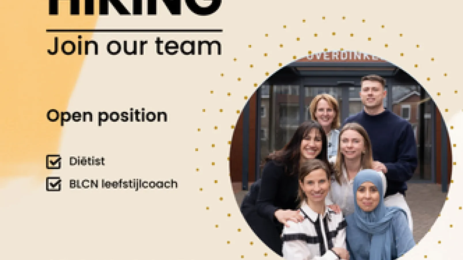Vacature Leefstijlcoach | per direct | 8-16 uur (in overleg)