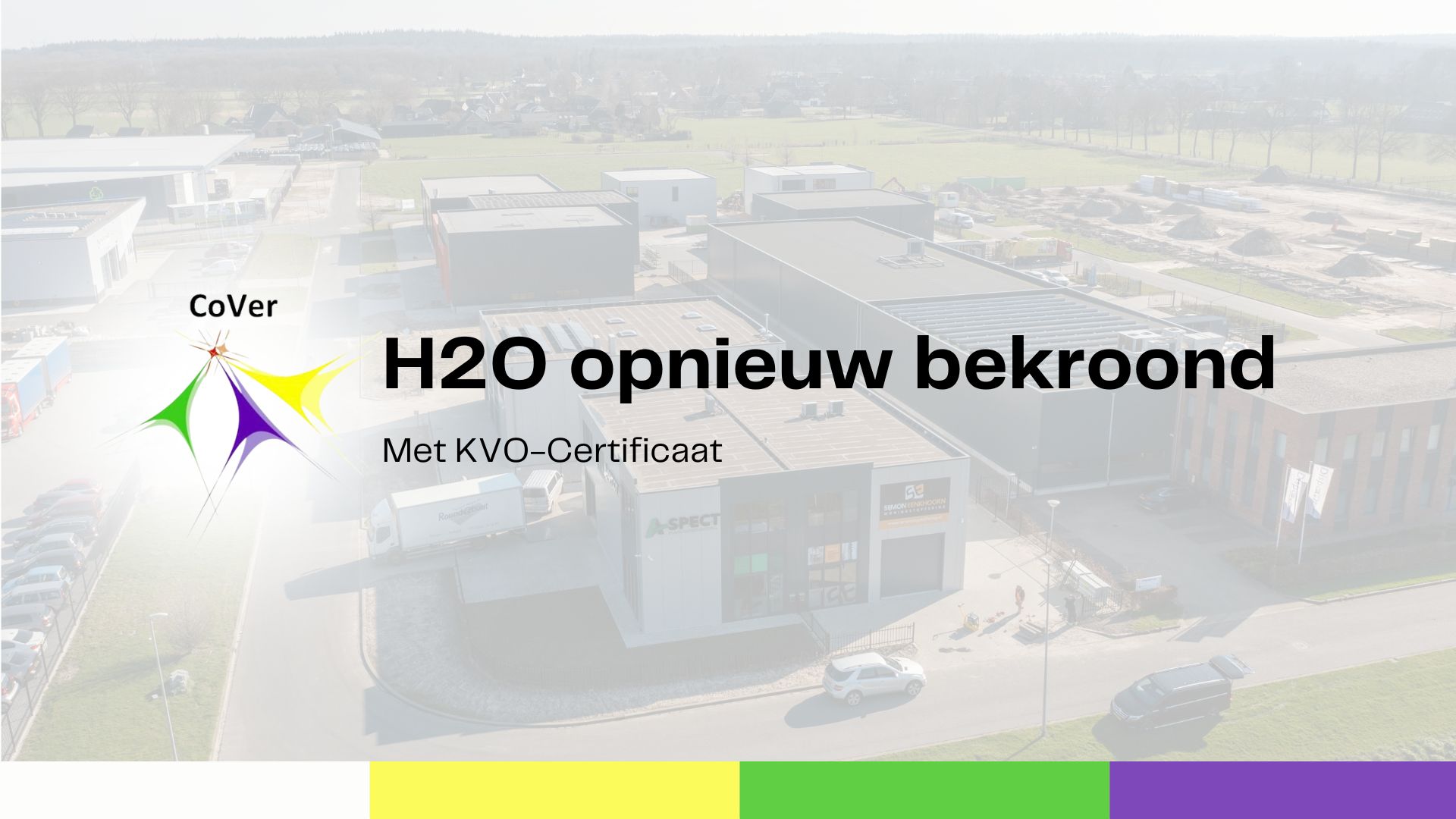 H2O opnieuw bekroond met KVO-certifcaat