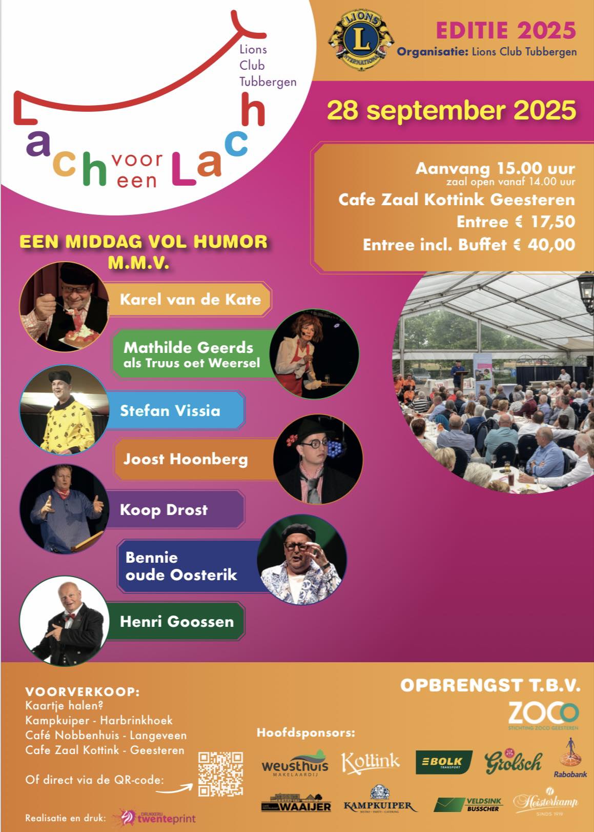Lach voor een Lach 2025 (28 september 2025)