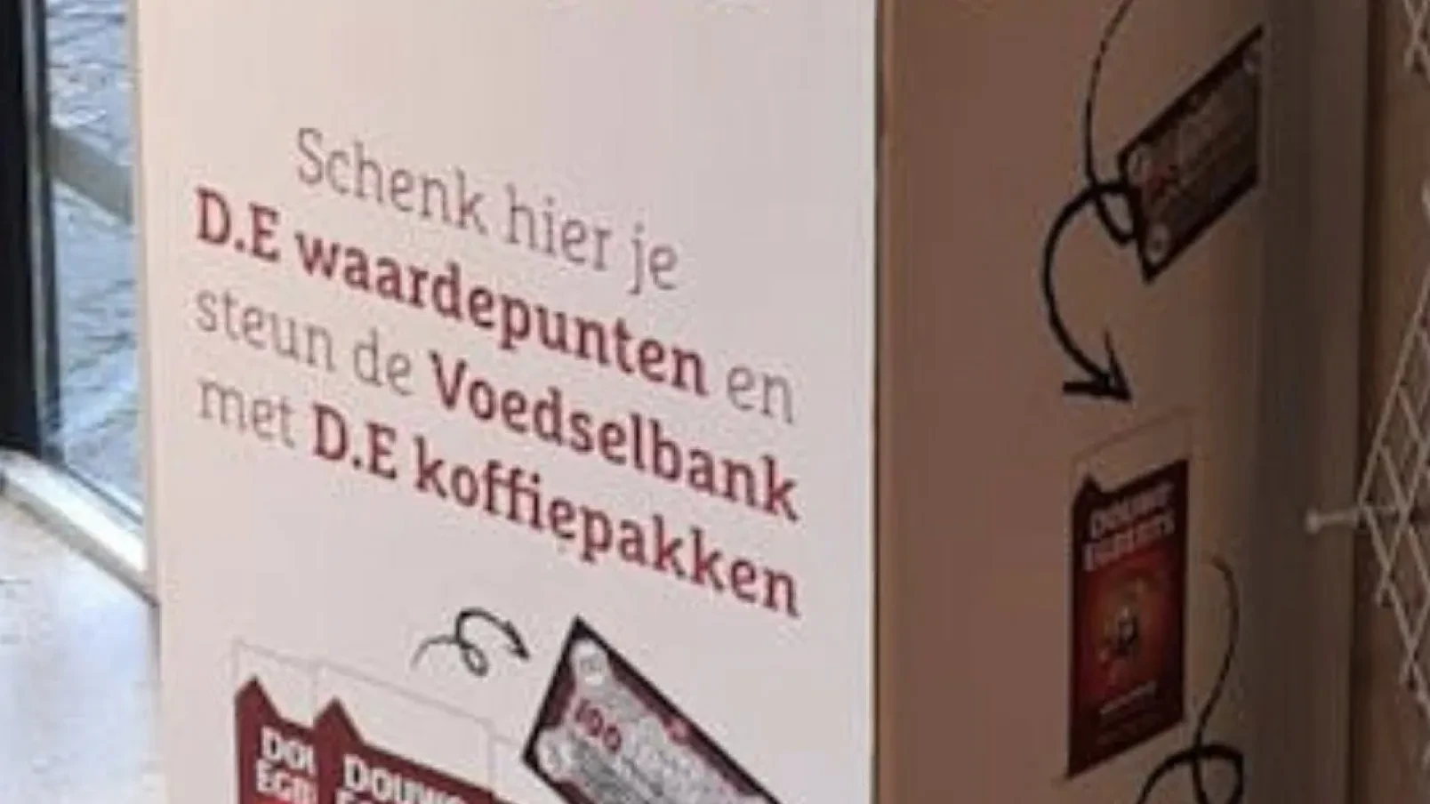 DE-waardepuntenactie ten gunste van de Voedselbank