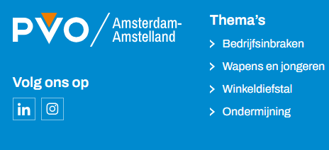 Besloten bijeenkomst: Vergadering Stuurgroep PVO Amsterdam 