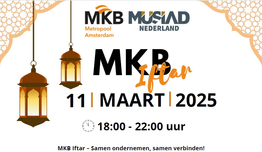 MKB IFTAR 'Samen ondernemen, samen verbinden' op 11 maart 2025 (besloten event) 