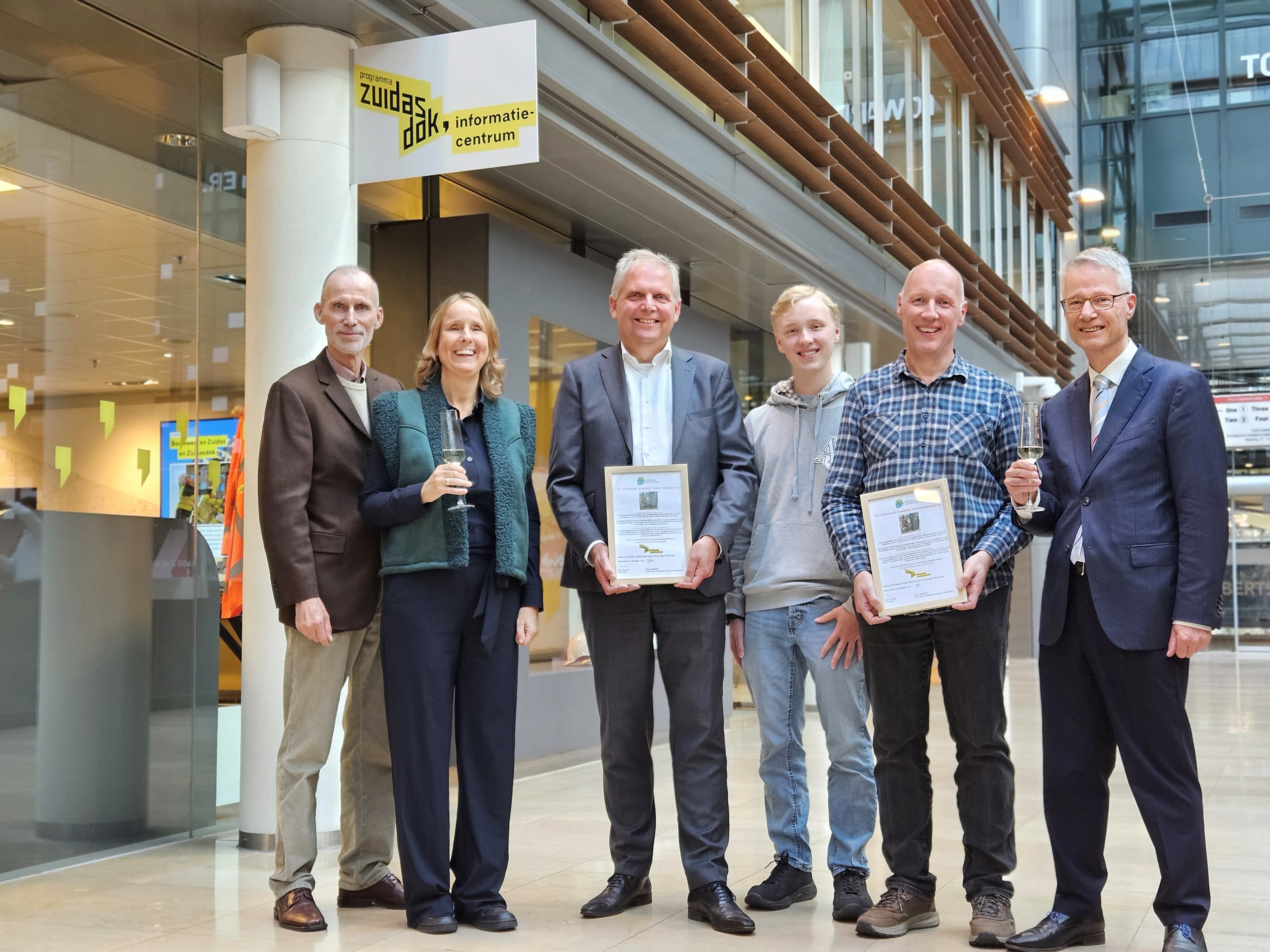 Eerste Annemieke Goudsmit Aanmoedigingsprijs voor Zuidasdok