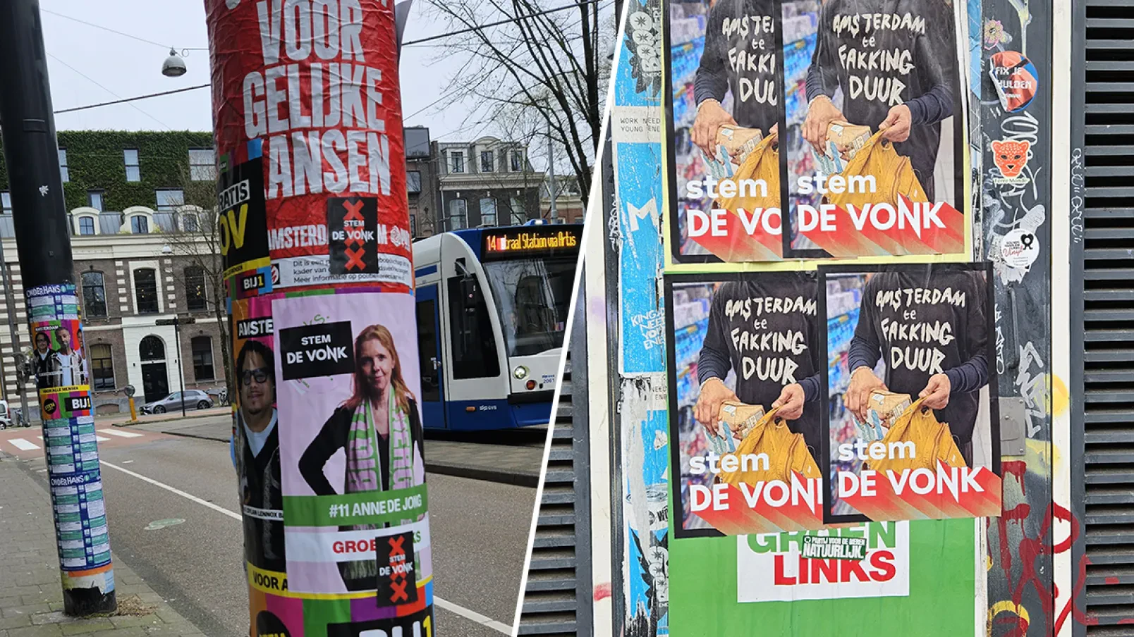 MKB hekelt plakgedrag politieke partijen voor verkiezingen: 'milieuonvriendelijk'