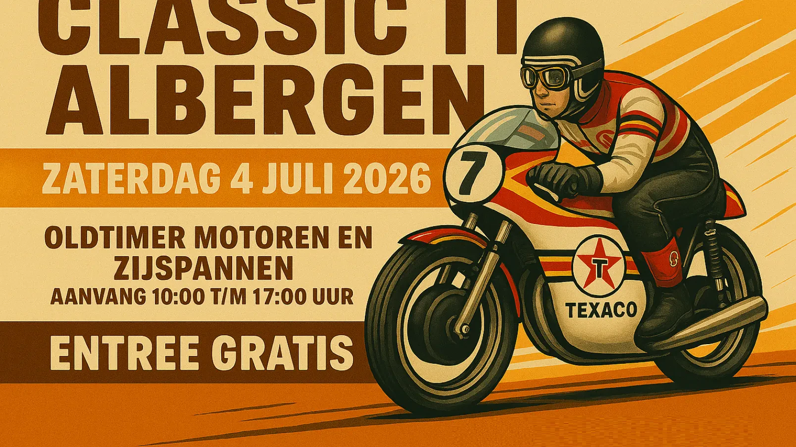 Race demo zaterdag 4 july 2026